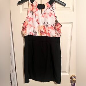 IZ BYER Floral Print Dress